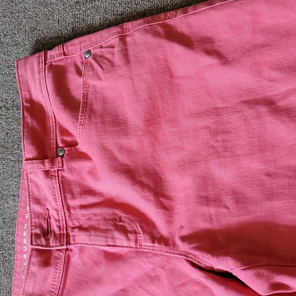 Lauren Conrad size 12 peachy pink pants (has a stretch to it)! - Picture 3 of 14